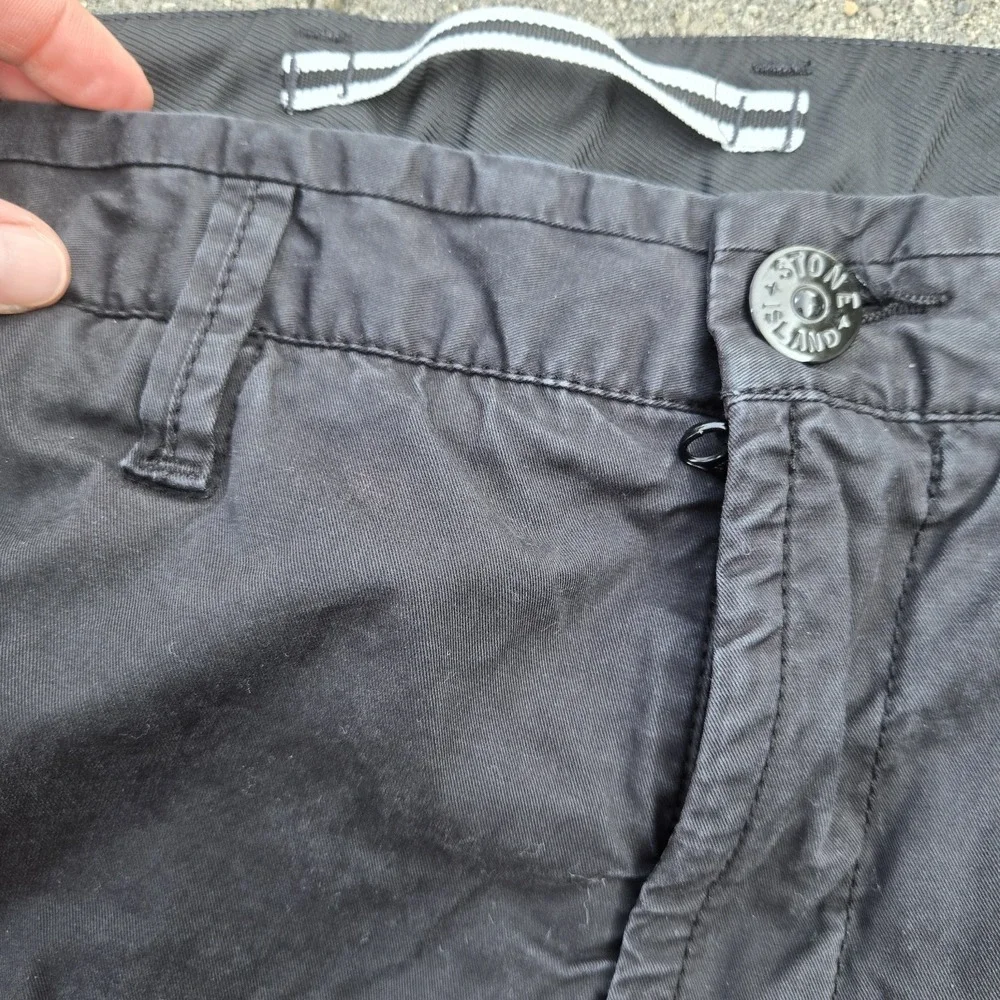 Stone Island Type SK Cargo Pants Black Size 31
